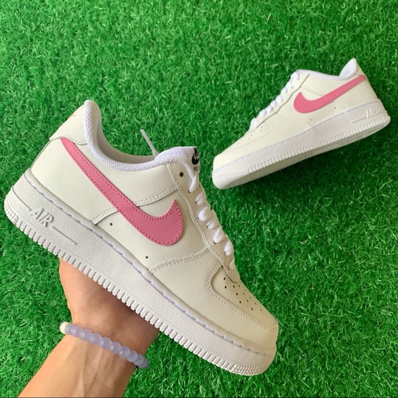 Nike Shoes - Nike Air Force 1 Pink Custom